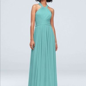Spa color Bridesmaid dress